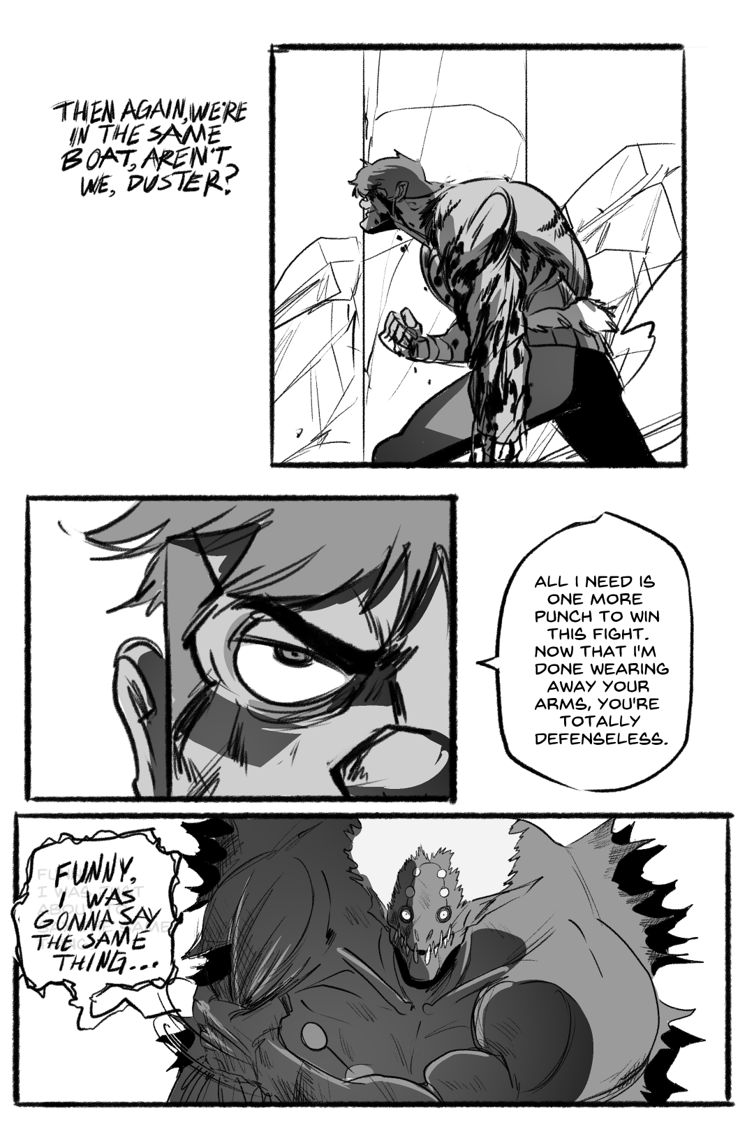 The Showdown Part VI panel 37